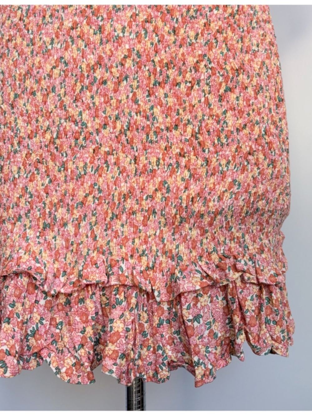 NWT FAITHFUL the BRAND Margherita Floral Ditsy Smocked Mini Dress S (4) - Picture 5 of 12